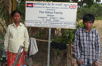 Gittus Family (British). Srah Village. Oct, 2014. Well No.255
