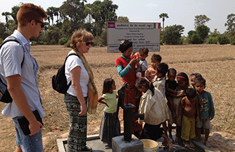 Tina Etherington (Rome, Italy). Bostatrav - Sambou village. February 2013. Wells No.154-153-152